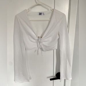 Tigermist white long sleeve top